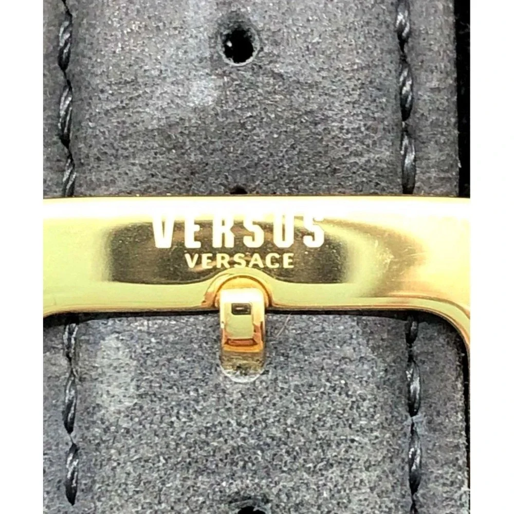 Versus Versace Chronograph Watch Men OS Gold Black Good VSPBH8521‎ Leather